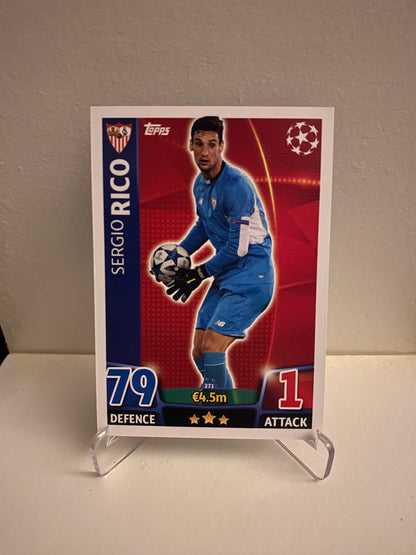 Topps Match Attax UEFA Champions League 2015/2016 Sevilla Sergio Rico