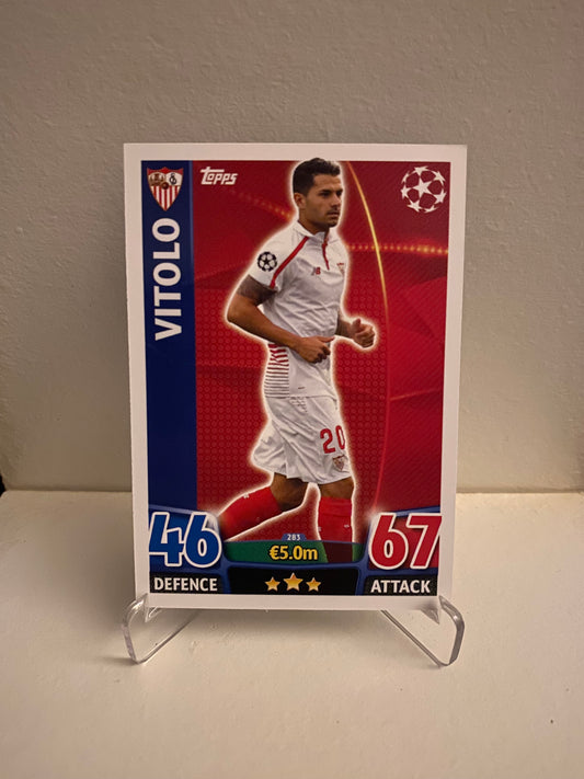 Topps Match Attax UEFA Champions League 2015/2016 Sevilla Vitolo