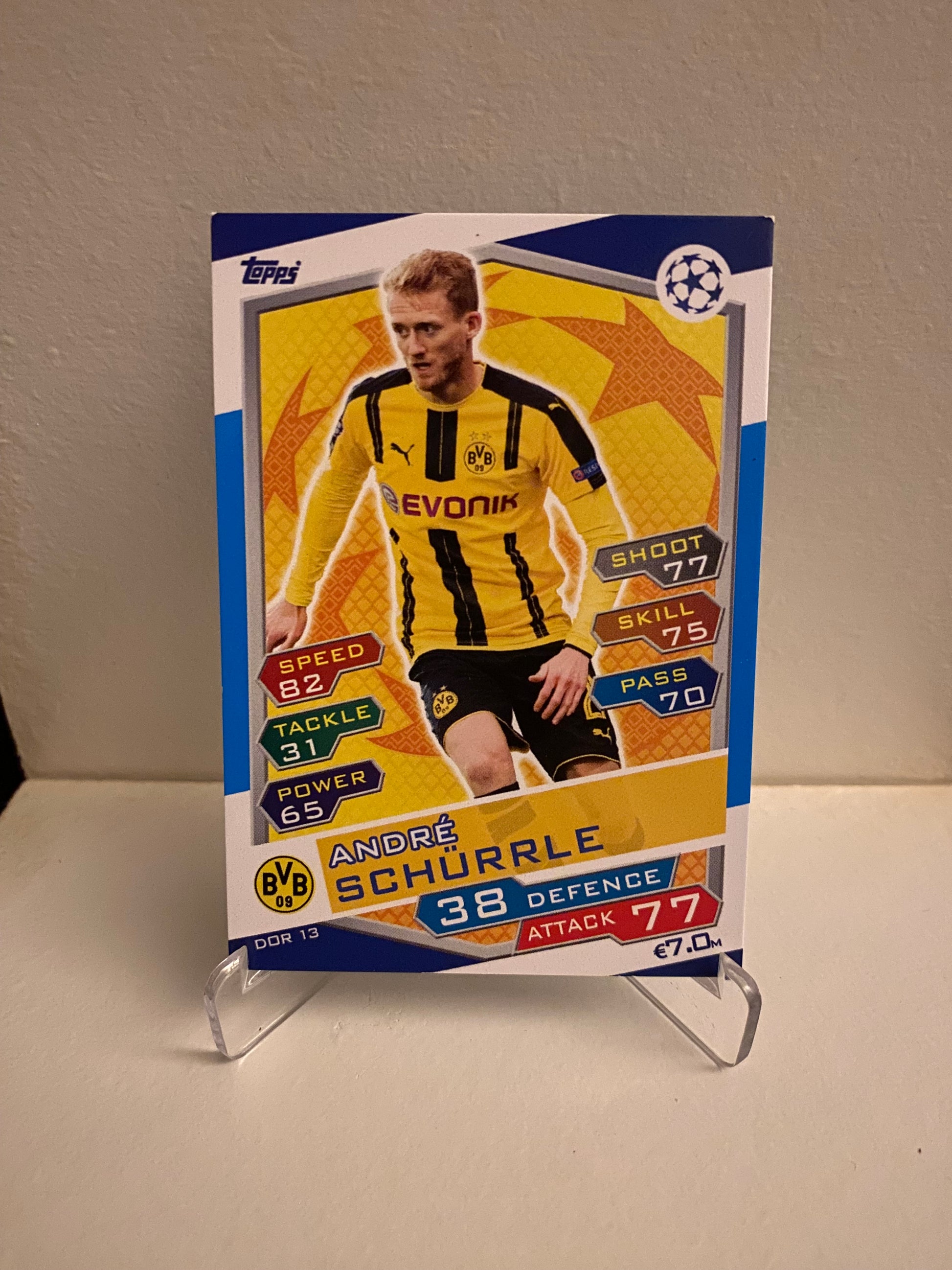 Fodbold kort Topps Match Attax UEFA Champions League 2016/2017 - Borussia Dortmund Andre Schurrle - Pokedexet