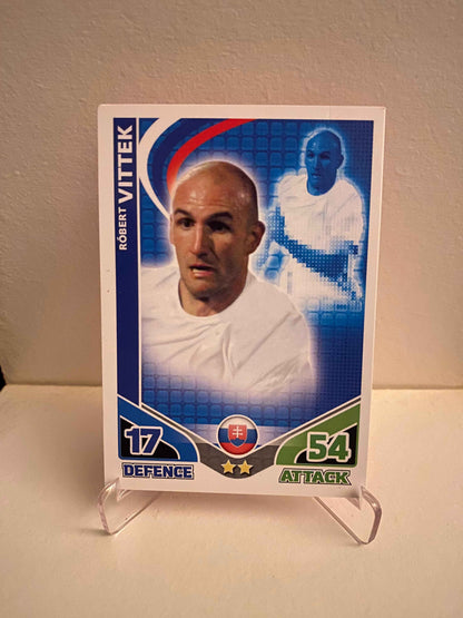 Fodbold kort Topps Match Attax World Cup 2010 - Slovakiet Robert Vittek - Pokedexet