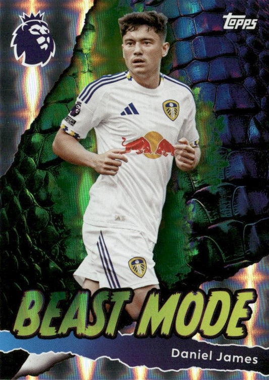 Fodbold kort Topps Premier League 2025/2026 - Beast Mode Daniel James - Pokedexet