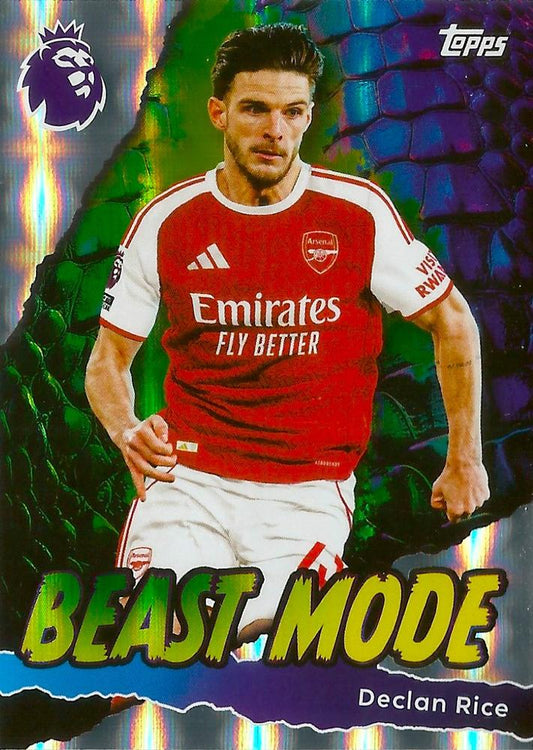 Fodbold kort Topps Premier League 2025/2026 - Beast Mode Declan Rice - Pokedexet