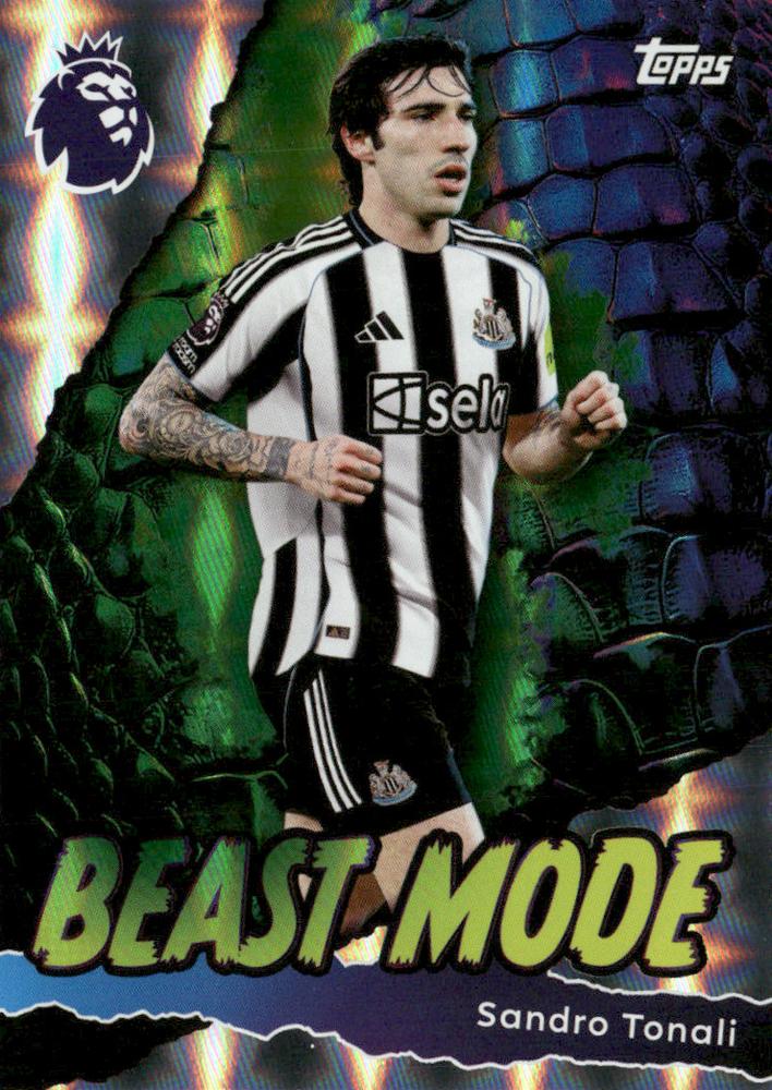 Fodbold kort Topps Premier League 2025/2026 - Beast Mode Sandro Tonali - Pokedexet