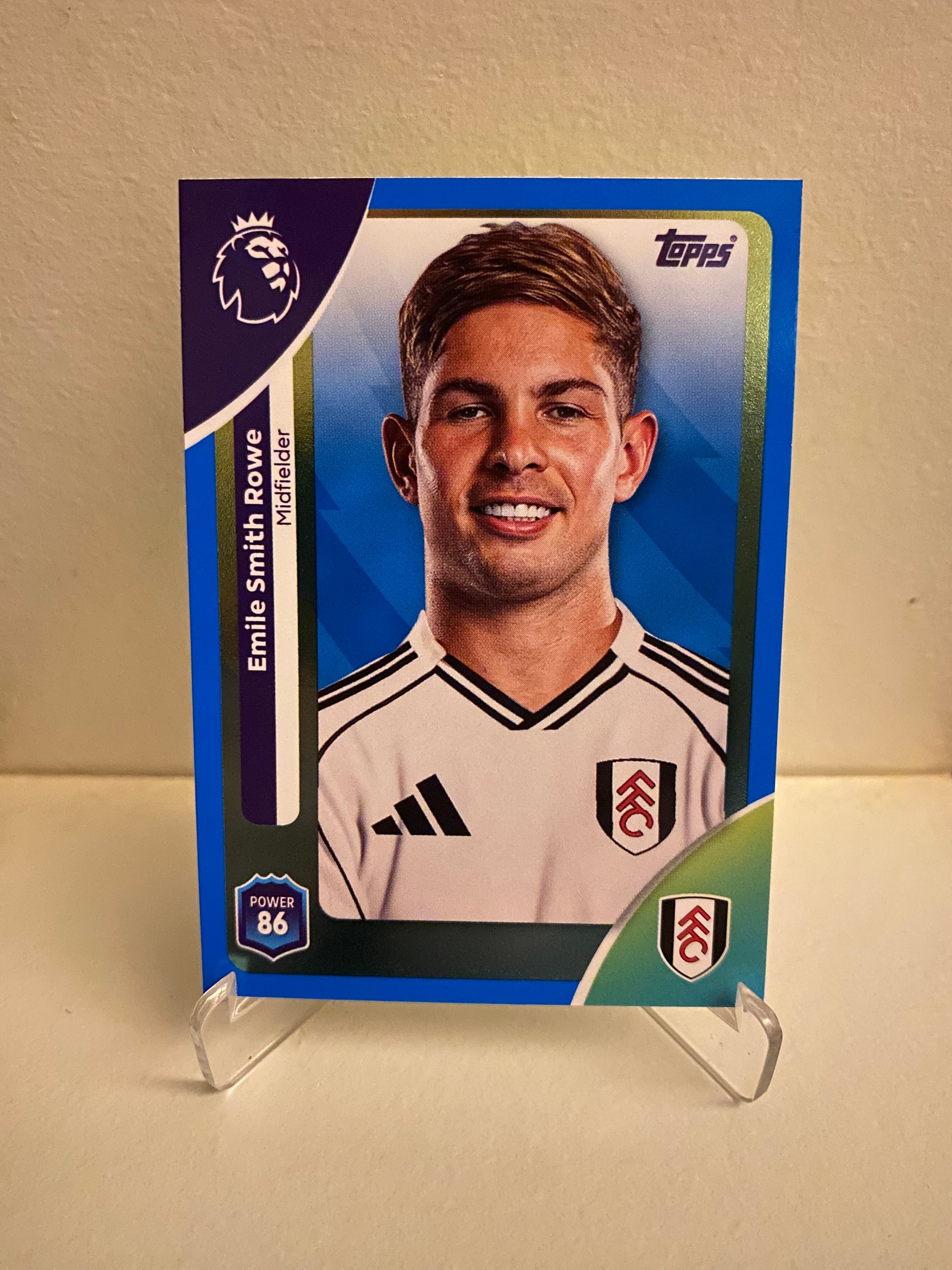 Topps Premier League 2025/2026 Blue Parallel Emile Smith Rowe
