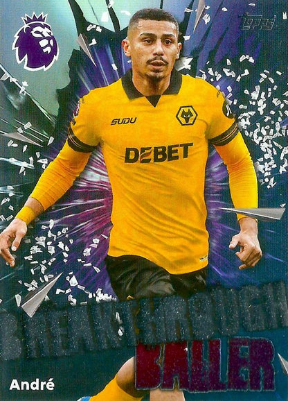 Fodbold kort Topps Premier League 2025/2026 - Breakthrough Baller Andre - Pokedexet