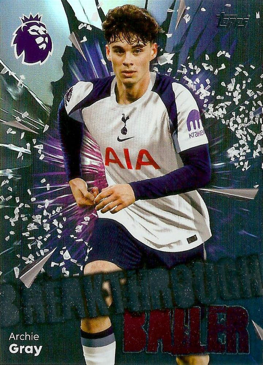 Fodbold kort Topps Premier League 2025/2026 - Breakthrough Baller Archie Gray - Pokedexet