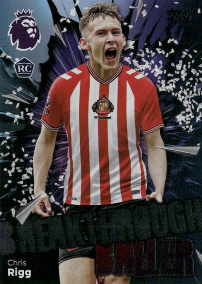Fodbold kort Topps Premier League 2025/2026 - Breakthrough Baller Chris Rigg - Pokedexet