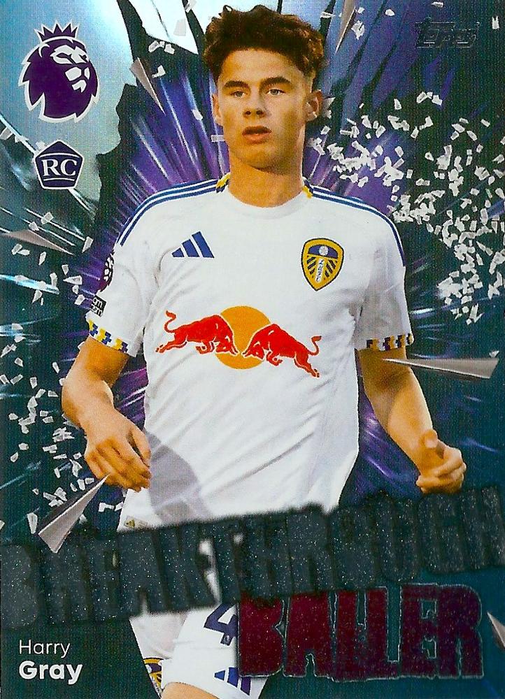 Fodbold kort Topps Premier League 2025/2026 - Breakthrough Baller Harry Gray - Pokedexet