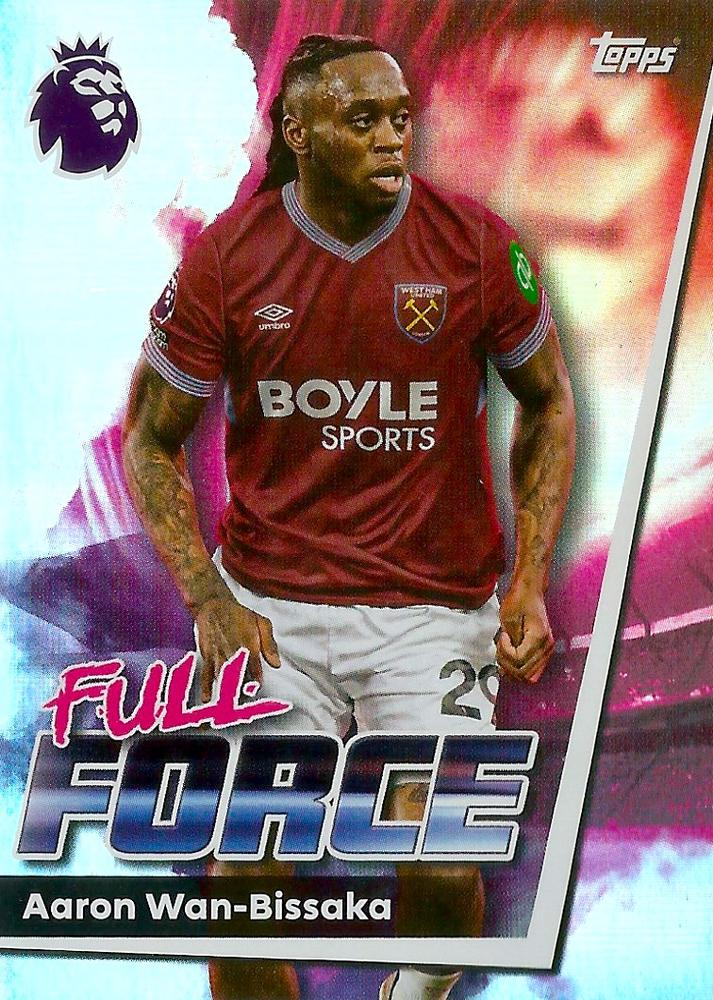 Fodbold kort Topps Premier League 2025/2026 - Full Force Aaron Wan-Bissaka - Pokedexet