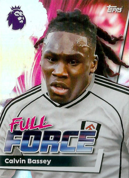 Fodbold kort Topps Premier League 2025/2026 - Full Force Calvin Bassey - Pokedexet