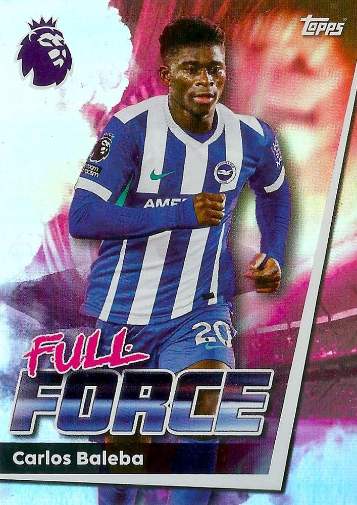 Fodbold kort Topps Premier League 2025/2026 - Full Force Carlos Baleba - Pokedexet