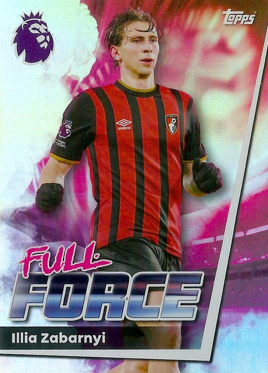 Fodbold kort Topps Premier League 2025/2026 - Full Force Illia Zabarnyi - Pokedexet