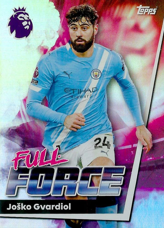 Fodbold kort Topps Premier League 2025/2026 - Full Force Josko Gvardiol - Pokedexet