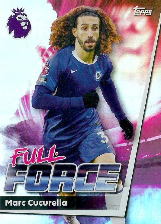 Fodbold kort Topps Premier League 2025/2026 - Full Force Marc Cucurella - Pokedexet