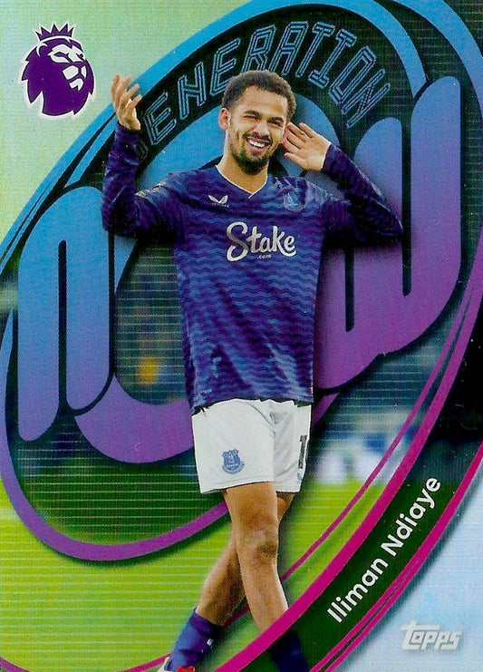 Fodbold kort Topps Premier League 2025/2026 - Generation Now Iliman Ndiaye - Pokedexet