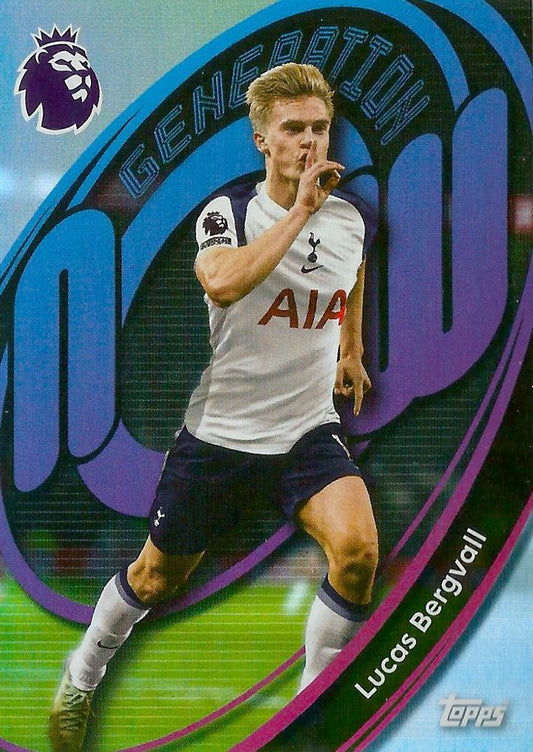 Fodbold kort Topps Premier League 2025/2026 - Generation Now Lucas Bergvall - Pokedexet