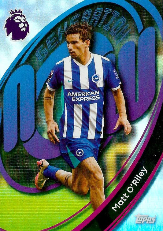 Fodbold kort Topps Premier League 2025/2026 - Generation Now Matt O´Riley - Pokedexet