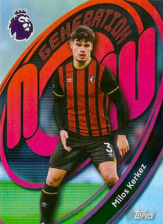 Fodbold kort Topps Premier League 2025/2026 - Generation Now Milos Kerkez - Pokedexet