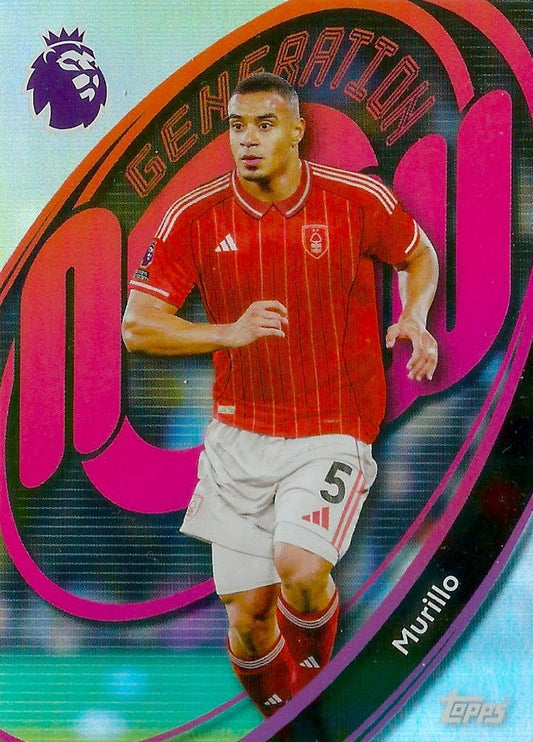 Fodbold kort Topps Premier League 2025/2026 - Generation Now Murillo - Pokedexet