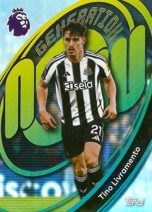 Fodbold kort Topps Premier League 2025/2026 - Generation Now Tino Livramento - Pokedexet