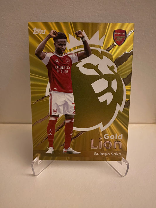 Topps Premier League 2025/2026 Gold Lion Bukayo Saka