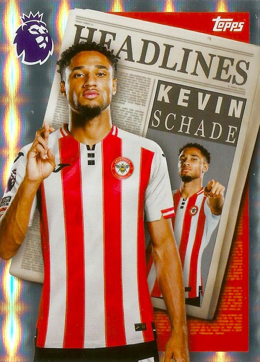 Fodbold kort Topps Premier League 2025/2026 - Headlines Kevin Schade - Pokedexet