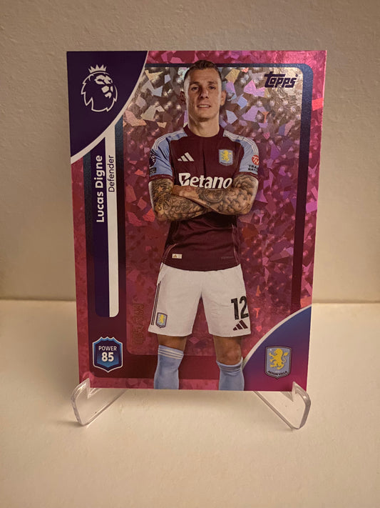 Topps Premier League 2025/2026 Pink Parallel Lucas Digne 005/399