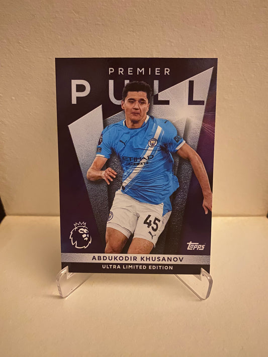 Topps Premier League 2025/2026 Premier Pull Ultra Limited Edition Abdukodir Khusanov