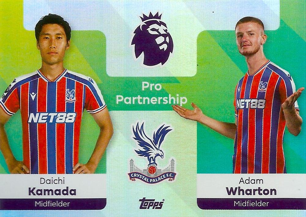 Fodbold kort Topps Premier League 2025/2026 - Pro Partnership Daichi Kamada/Adam Wharton - Pokedexet