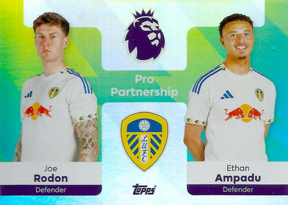 Fodbold kort Topps Premier League 2025/2026 - Pro Partnership Joe Rodon/Ethan Ampadu - Pokedexet