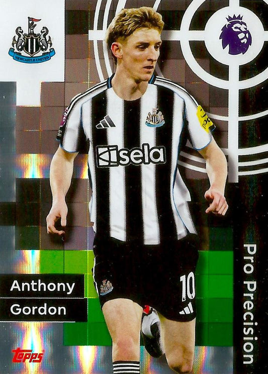 Fodbold kort Topps Premier League 2025/2026 - Pro Precision Anthony Gordon - Pokedexet