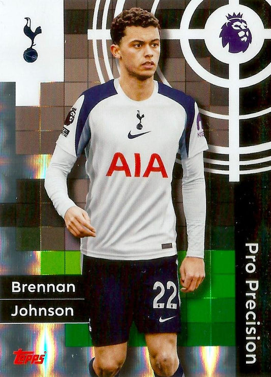 Fodbold kort Topps Premier League 2025/2026 - Pro Precision Brennan Johnson - Pokedexet