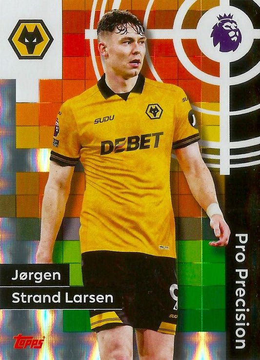 Fodbold kort Topps Premier League 2025/2026 - Pro Precision Jørgen Strand Larsen - Pokedexet
