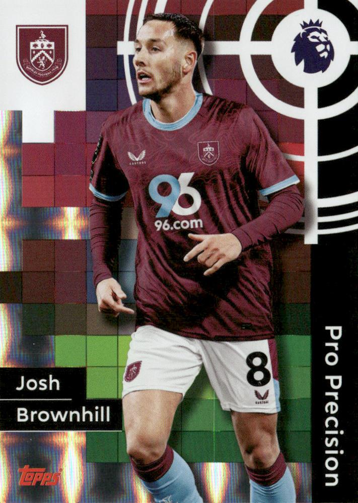 Fodbold kort Topps Premier League 2025/2026 - Pro Precision Josh Brownhill - Pokedexet