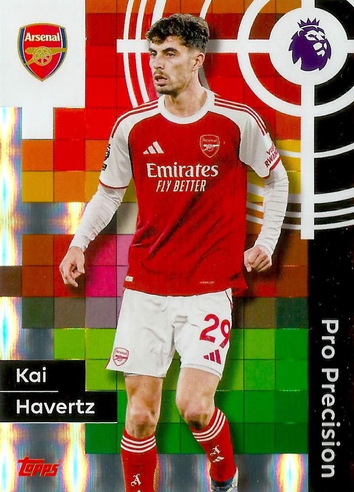 Fodbold kort Topps Premier League 2025/2026 - Pro Precision Kai Havertz - Pokedexet