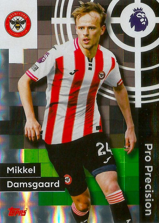 Fodbold kort Topps Premier League 2025/2026 - Pro Precision Mikkel Damsgaard - Pokedexet