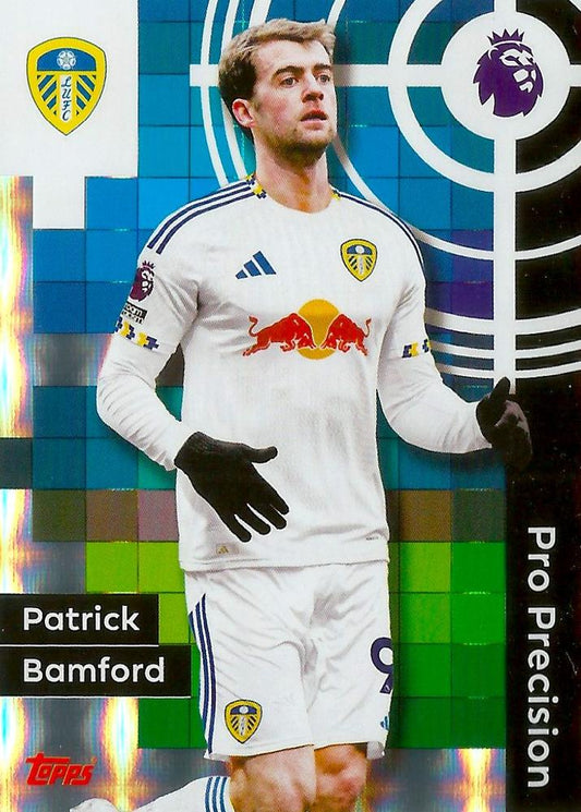 Fodbold kort Topps Premier League 2025/2026 - Pro Precision Patrick Bamford - Pokedexet