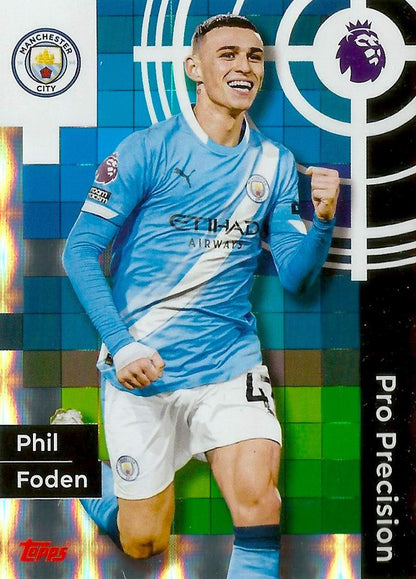 Fodbold kort Topps Premier League 2025/2026 - Pro Precision Phil Foden - Pokedexet