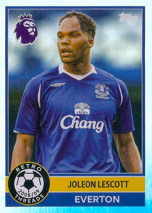 Fodbold kort Topps Premier League 2025/2026 - Retro Threads Jolean Lescott - Pokedexet