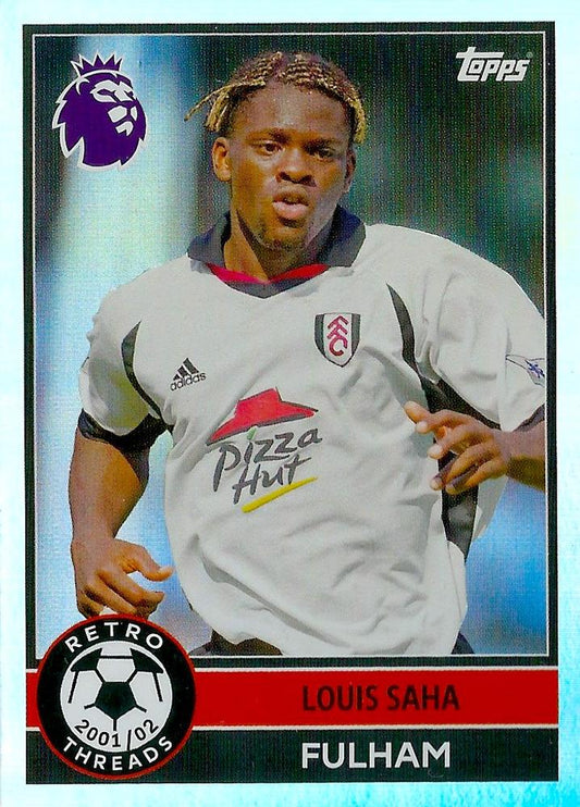 Fodbold kort Topps Premier League 2025/2026 - Retro Threads Louis Saha - Pokedexet
