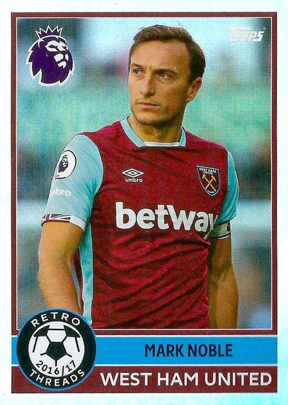 Fodbold kort Topps Premier League 2025/2026 - Retro Threads Mark Noble - Pokedexet