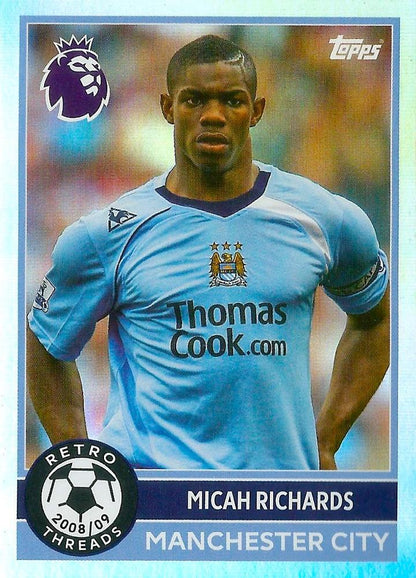 Fodbold kort Topps Premier League 2025/2026 - Retro Threads Micah Richards - Pokedexet