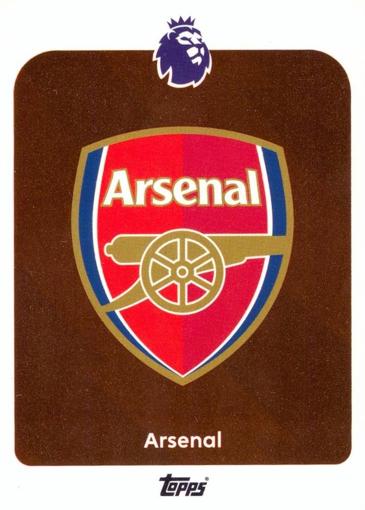 TFodbold kort opps Premier League 2025/2026 - Team Badge Arsenal - Pokedexet