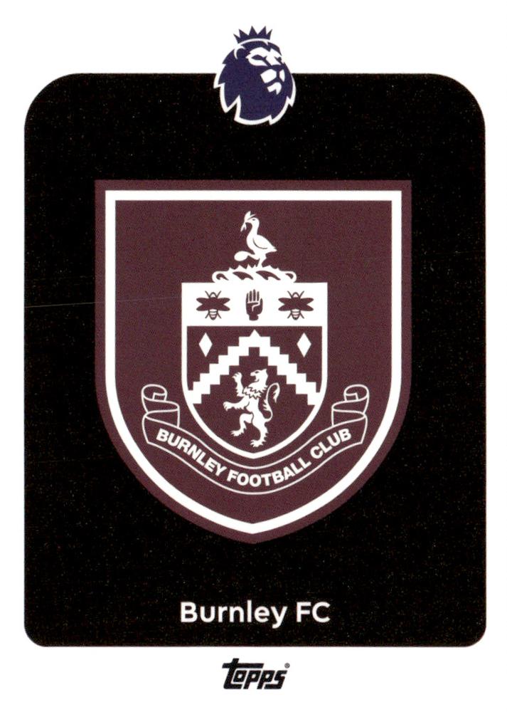 Fodbold kort Topps Premier League 2025/2026 - Team Badge Burnley FC - Pokedexet
