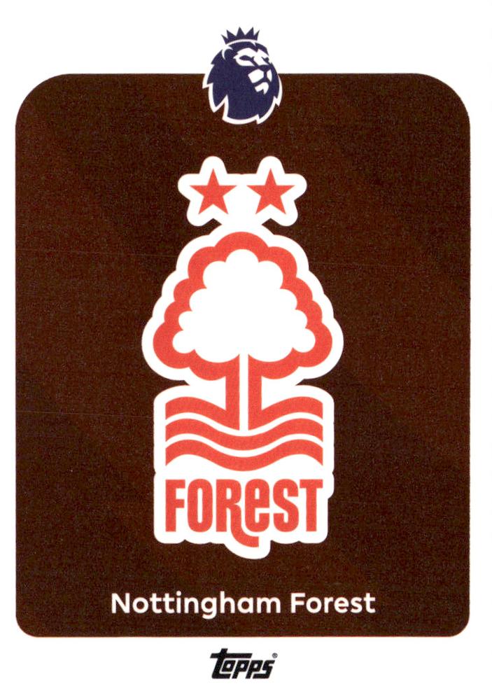 Fodbold kort Topps Premier League 2025/2026 - Team Badge Nottingham Forest - Pokedexet