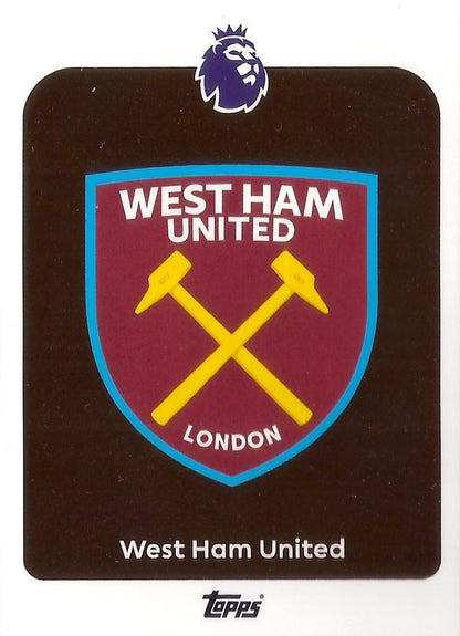 Fodbold kort Topps Premier League 2025/2026 - Team Badge West Ham United - Pokedexet