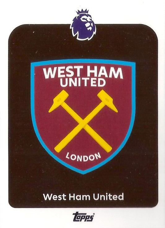 Fodbold kort Topps Premier League 2025/2026 - Team Badge West Ham United - Pokedexet