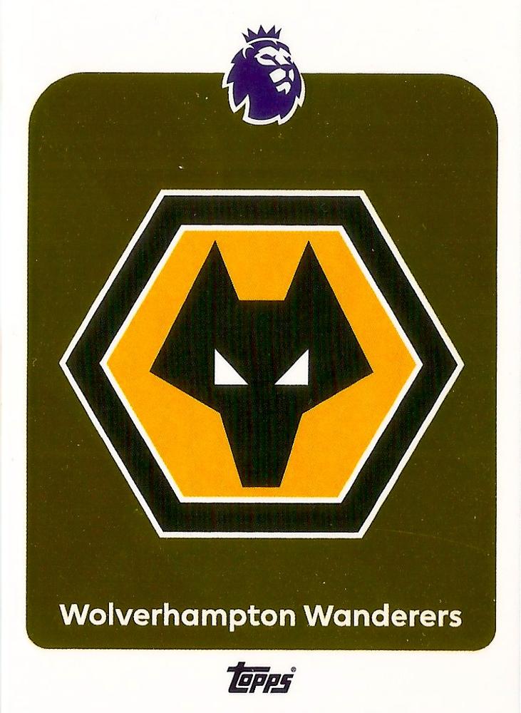 Fodbold kort Topps Premier League 2025/2026 - Team Badge Wolverhampton Wanderers - Pokedexet