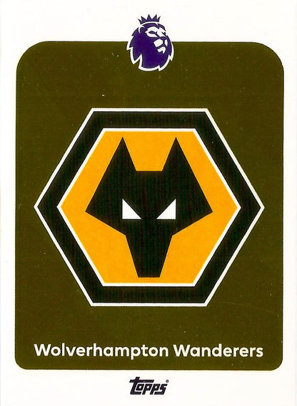 Fodbold kort Topps Premier League 2025/2026 - Team Badge Wolverhampton Wanderers - Pokedexet