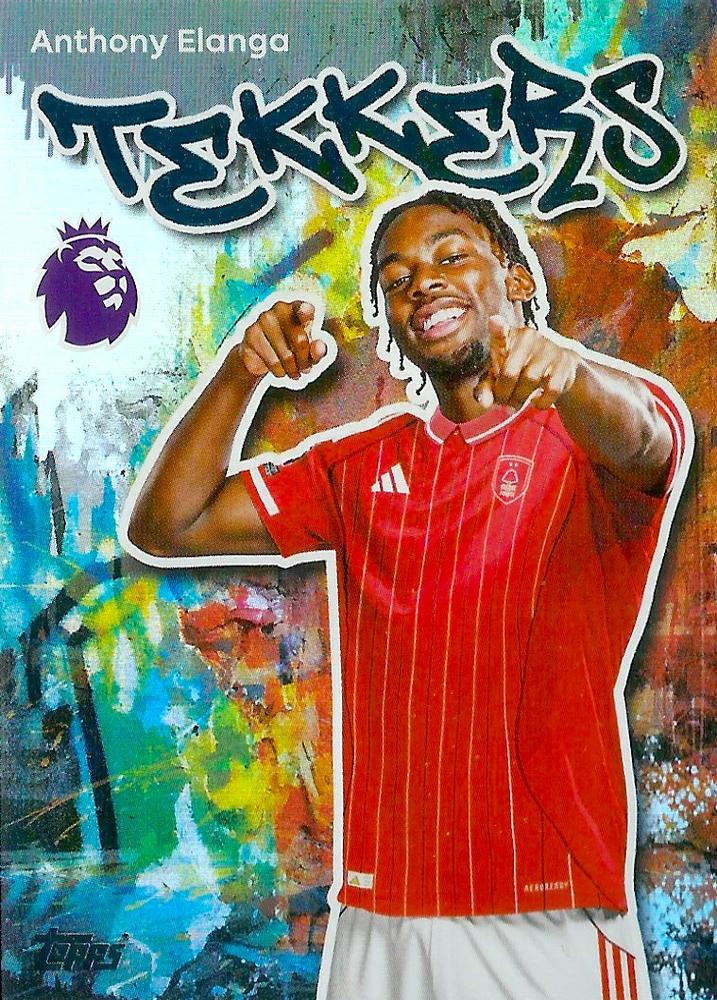 Fodbold kort Topps Premier League 2025/2026 - Tekkers Anthony Elanga - Pokedexet